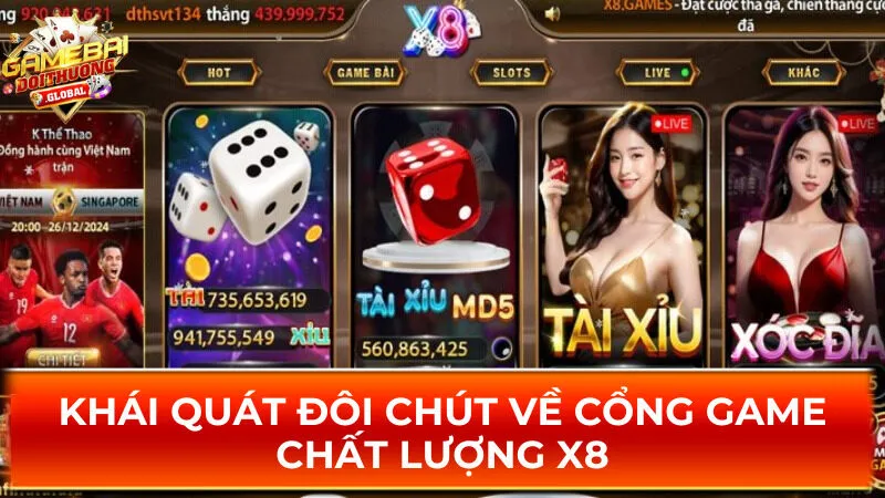 Khái quát đôi chút về cổng game chất lượng X8